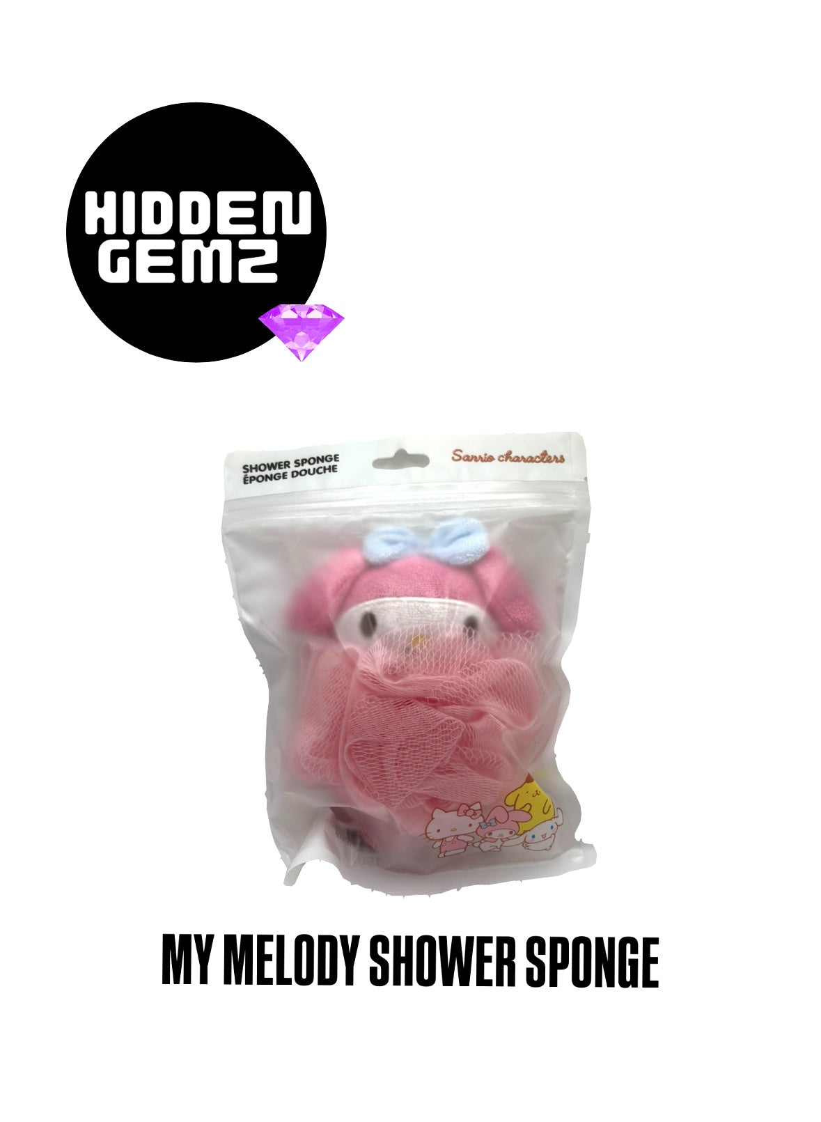MY MELODY SHOWER SPONGE